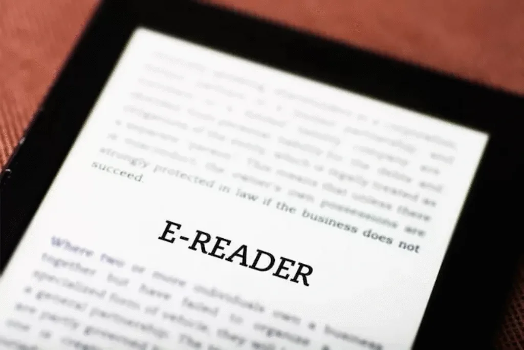 Um e-reader moderno,