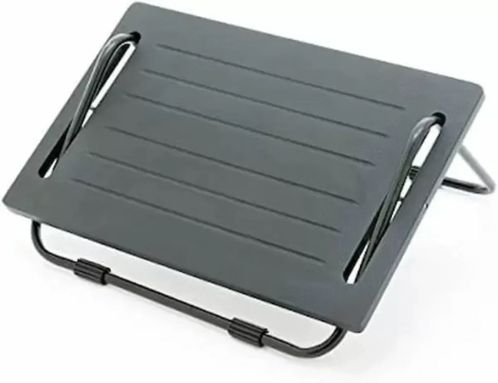 Um apoio ergonômico para os pés.