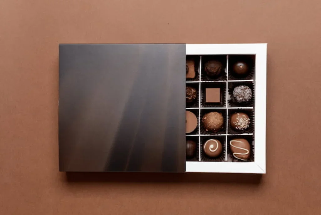 caixa de chocolate