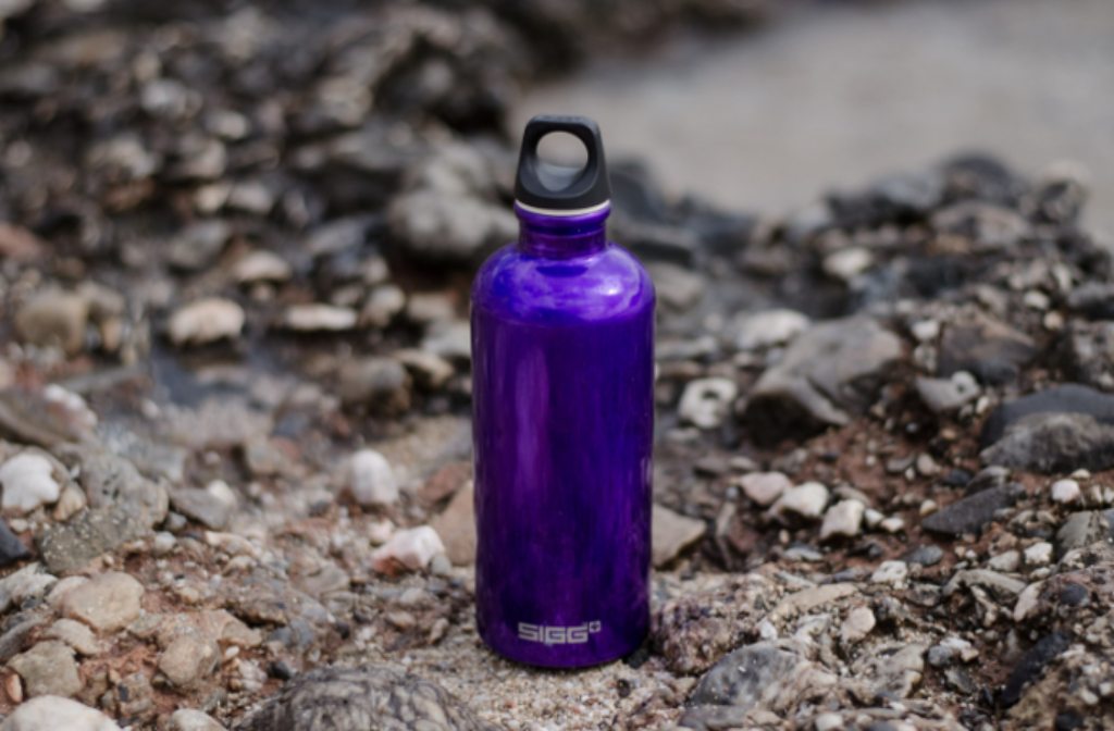 Garrafa térmica roxa